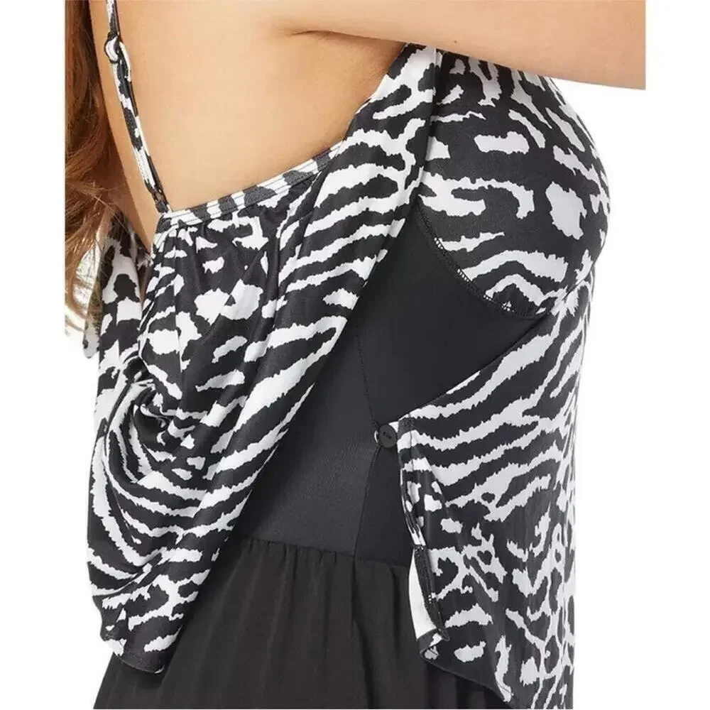 Coco Reef Women's Contours Chroma Wrap Swim Romper Size 12/36D swimwear - Picture 15 of 16